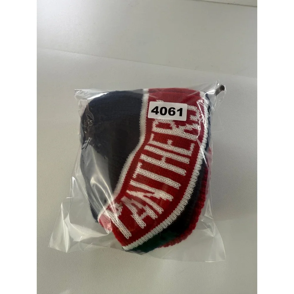47 Brand NFL Florida Panthers Knit Pom Pom Beanie Hat Youth Embroidered One Size